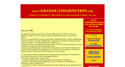 Desktop Screenshot of grande-conjonction.org