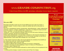 Tablet Screenshot of grande-conjonction.org